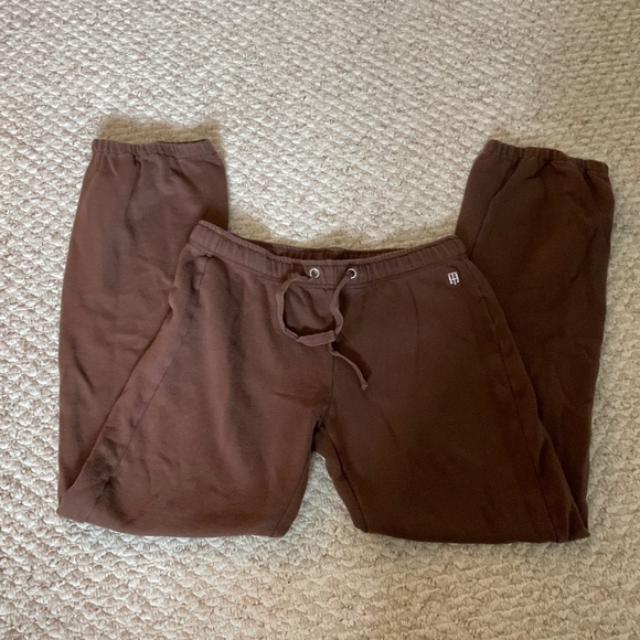 TOMMY HILFIGER brown sweatpants - women’s size MEDIUM - Picture 1 of 8